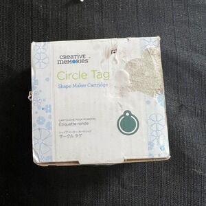 Creative Memories Circle Tag Shape Maker Cartridge